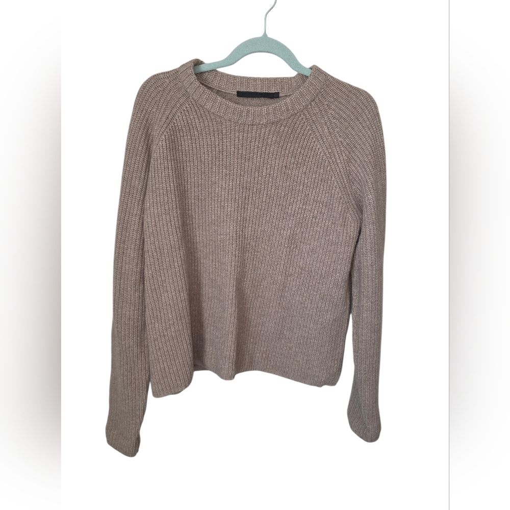 Jenni Kayne Cashmere Fisherman Sweater Large